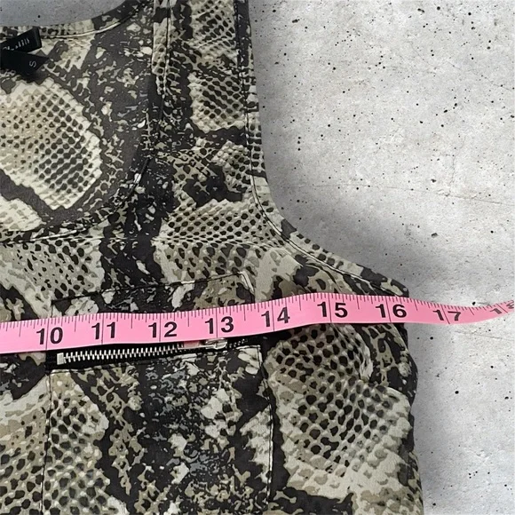 Snake Print Sleeveless Top - Picture 8 of 11